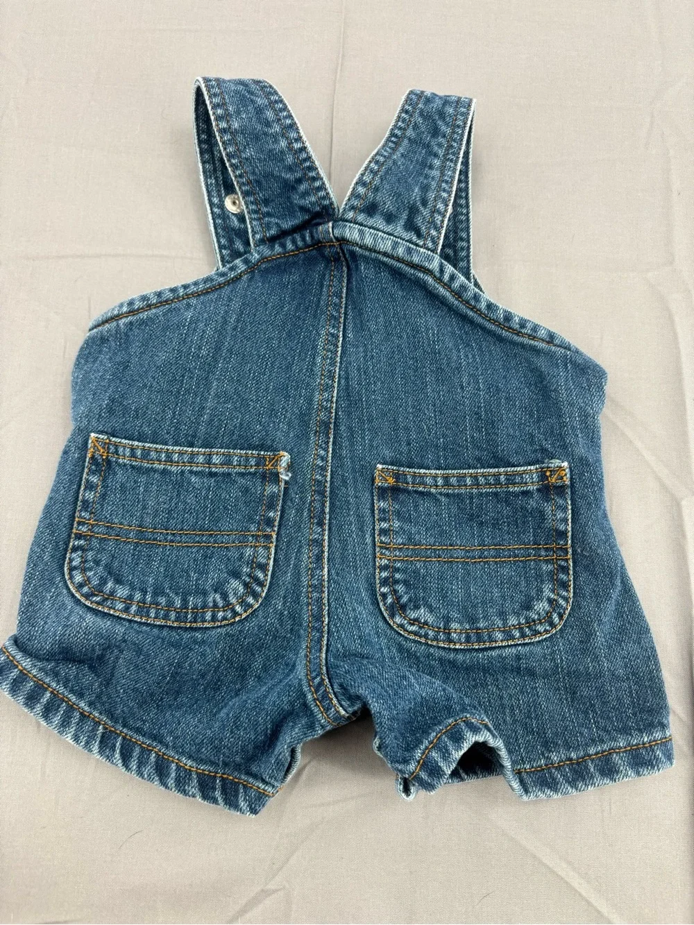 Carhartt Denim Short Overalls - Blue